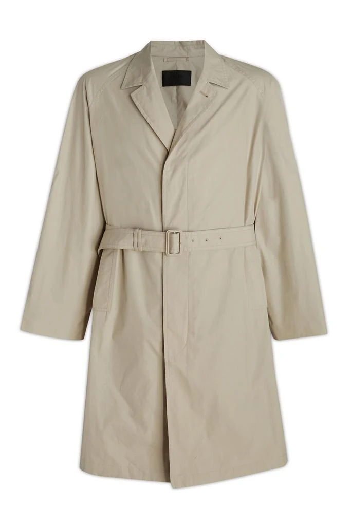 商品Prada|Prada Long-Sleeved Belted Coat,价格¥10752,第1张图片
