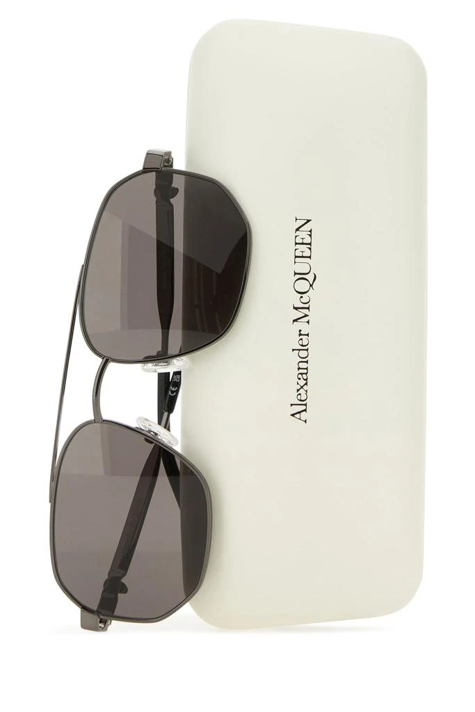 商品Alexander McQueen|Ruthenium Caravan Floating Skull sunglasses,价格¥3011,第2张图片详细描述