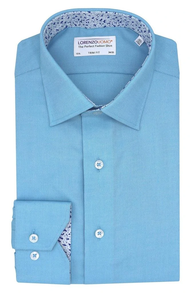 商品Lorenzo Uomo|Solid Trim Fit Dress Shirt,价格¥378,第1张图片