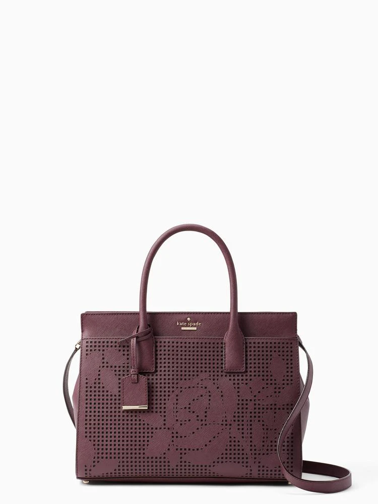 商品Kate Spade|cameron street perforated candace 网格手拎包,价格¥1908,第1张图片