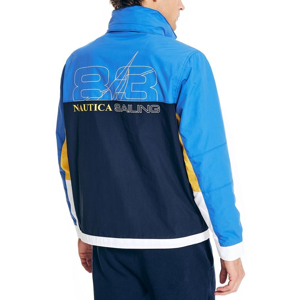 商品Nautica|Men's Sail Racing Lightweight Hooded Jacket,价格¥354,第4张图片详细描述