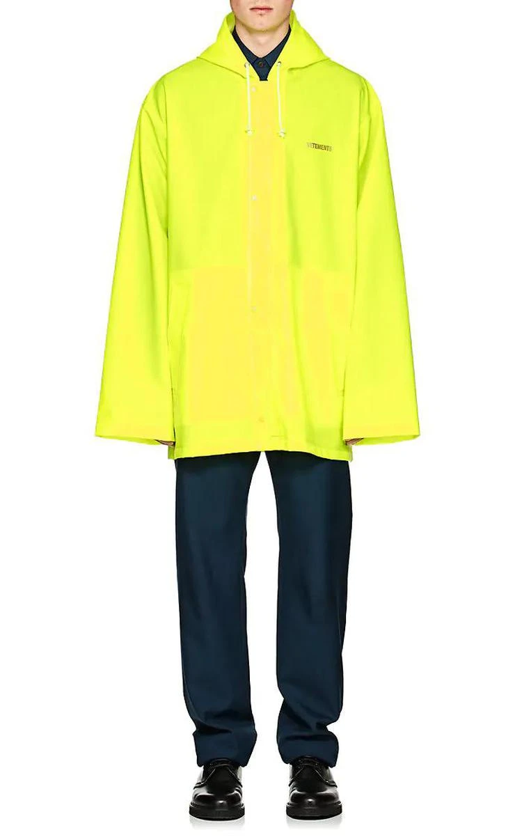 商品Vetements|Logo Hooded Raincoat,价格¥5903,第5张图片详细描述