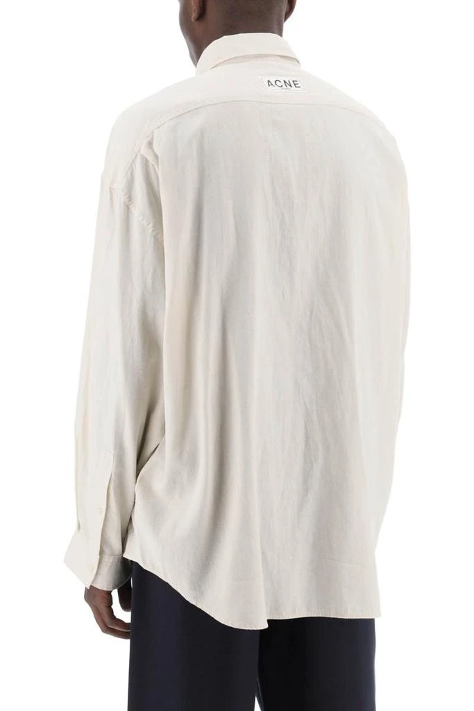 商品Acne Studios|Acne studios oversized cotton shirt for,价格¥2466,第3张图片详细描述