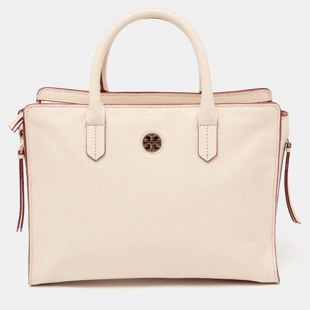 商品[二手商品] Tory Burch|Tory Burch Beige Leather Robinson Tote,价格¥1555,第1张图片