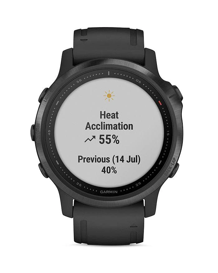 Fenix 6S Black Silicone Strap Smartwatch, 42mm 商品