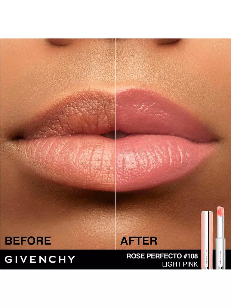 商品Givenchy|Rose Perfecto Plumping Lip Balm 24H Hydration,价格¥293,第3张图片详细描述