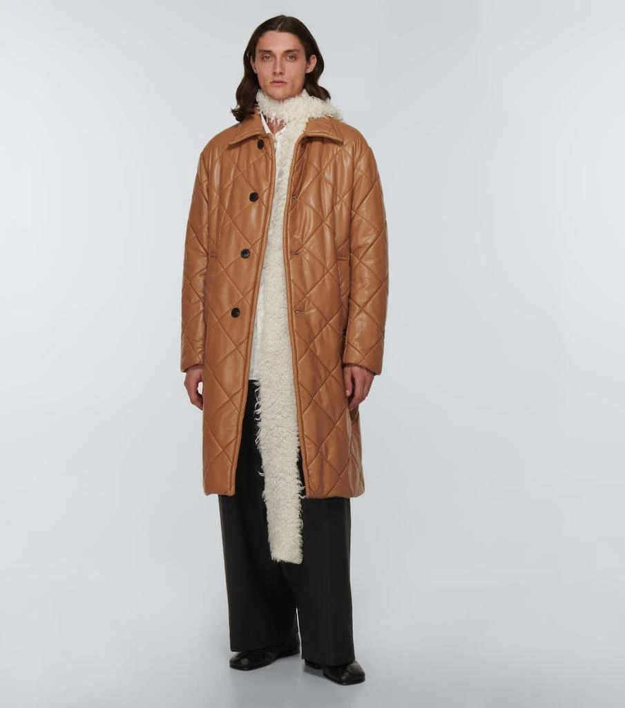 商品Dries Van Noten|Quilted faux leather coat,价格¥4749,第2张图片详细描述