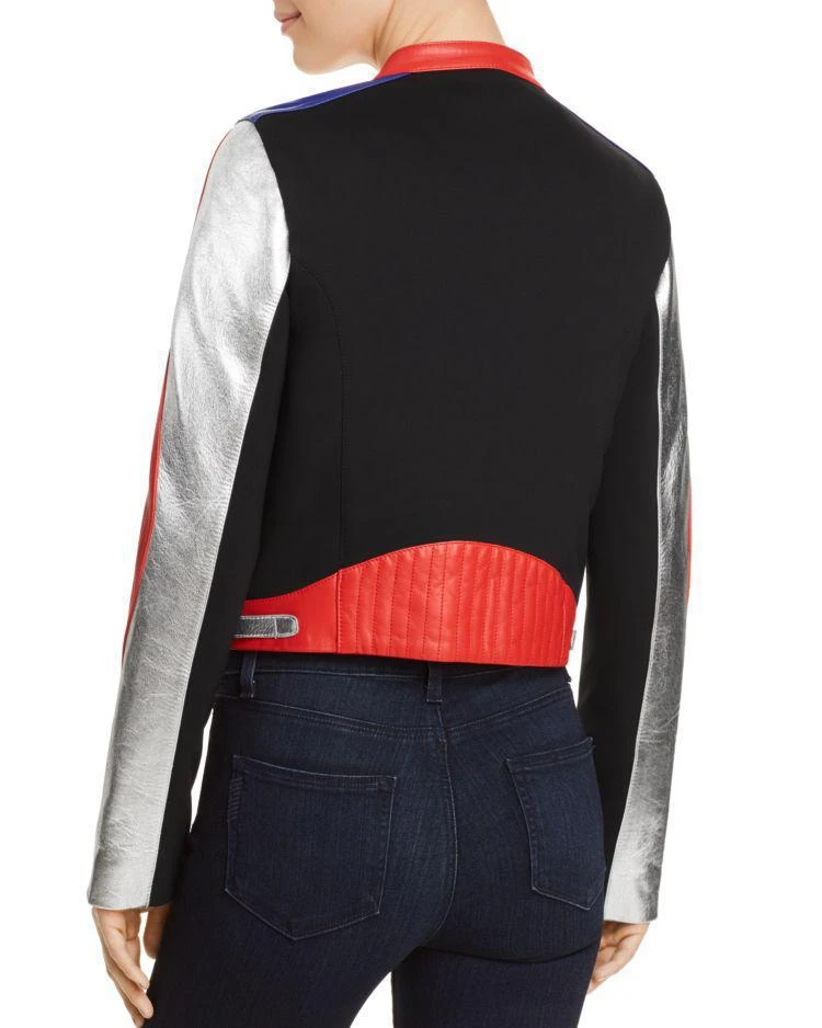 商品TOMMYXGIGI|Speed Leather-Detail Biker Jacket,价格¥4434,第2张图片详细描述