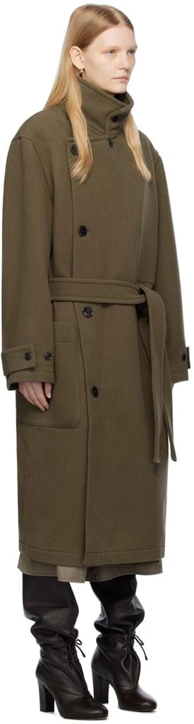 商品Lemaire|Taupe Wrap Coat,价格¥7718,第2张图片详细描述