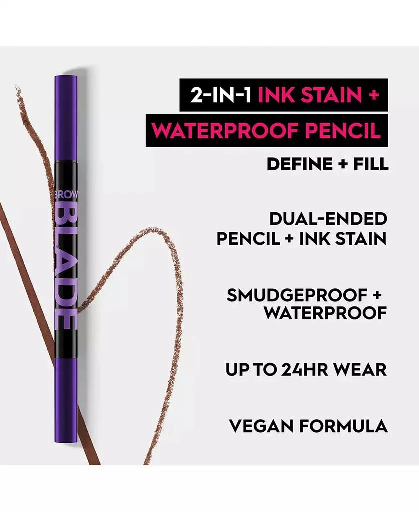 商品Urban Decay|Brow Blade Ink Stain + Waterproof Eyebrow Pencil,价格¥208,第4张图片详细描述