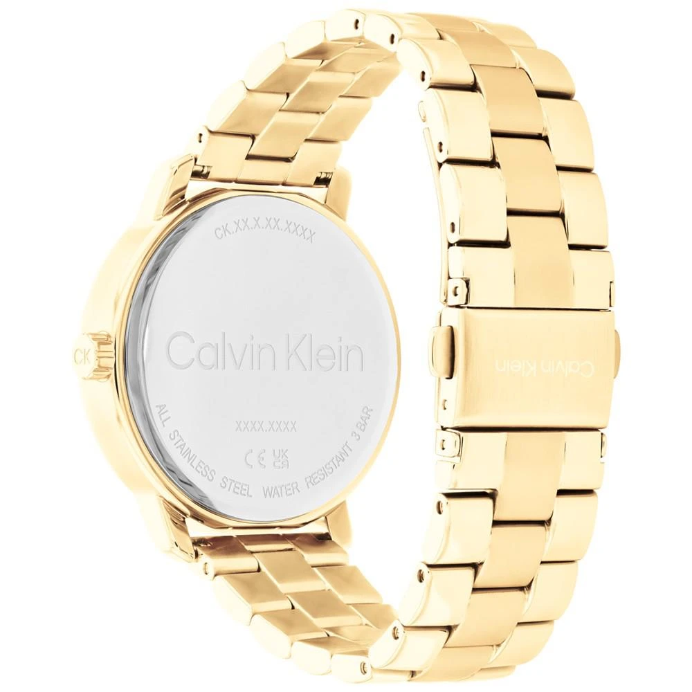 商品Calvin Klein|Women's Gold-Tone Stainless Steel Bracelet Watch 38mm,价格¥1502,第3张图片详细描述
