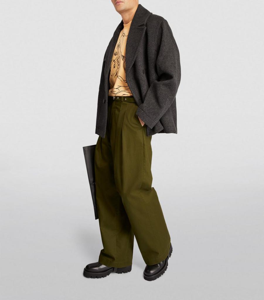 Wool-Blend Pea Coat商品第2张图片规格展示