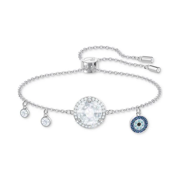 商品Swarovski|Silver-Tone Multi-Charm Slider Bracelet,价格¥733,第1张图片