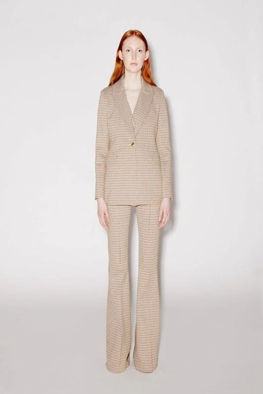 商品ROSETTA GETTY|Peak Lapel Check Jacket,价格¥11089,第1张图片