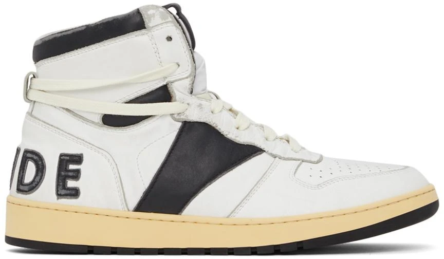 商品Rhude|白色 & 黑色 Rhecess Hi 男款运动鞋,价格¥1890,第1张图片