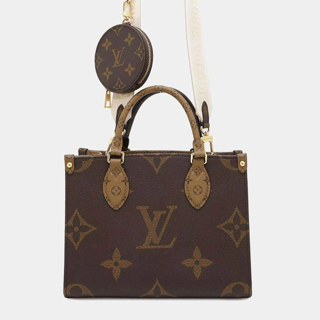 商品[二手商品] Louis Vuitton|Louis Vuitton Monogram Reverse Giant Canvas OnTheGo PM Tote Bag,价格¥26374,第1张图片