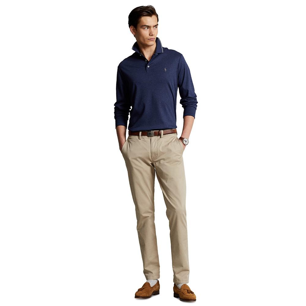 Men's Classic-Fit Soft Cotton Polo Shirt商品第3张图片规格展示