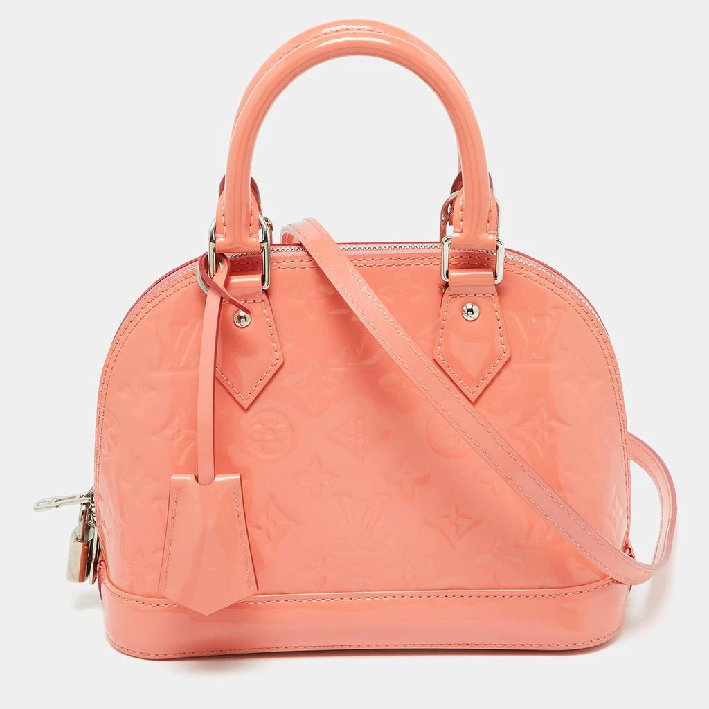 商品[二手商品] Louis Vuitton|Louis Vuitton Rose Litchi Monogram Vernis Alma BB Bag,价格¥8348,第1张图片