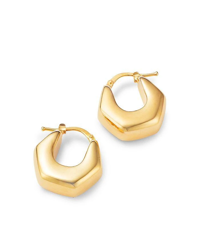 商品Moon & Meadow|14K Yellow Gold Huggie Hoop Earrings,价格¥6366,第3张图片详细描述