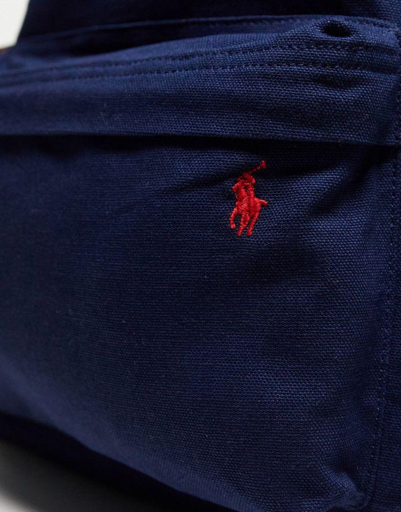 Polo Ralph Lauren backpack in navy with logo商品第2张图片规格展示