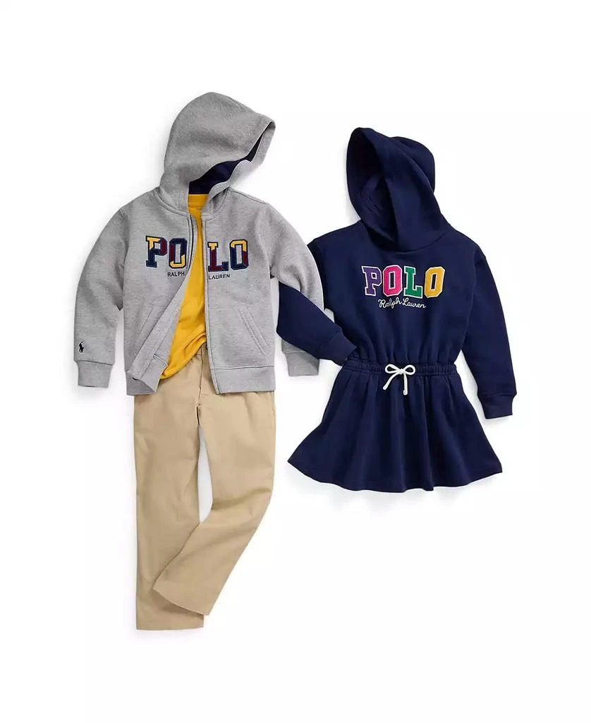 商品Ralph Lauren|Toddler and Little Boys Corduroy-Logo Fleece Full-Zip Hoodie,价格¥395,第5张图片详细描述