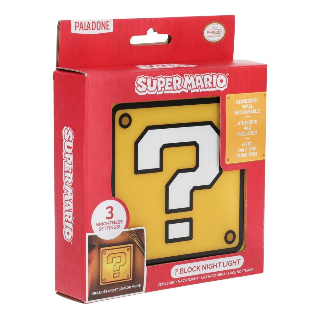 商品Super Mario Nintendo Question Block Night Light,价格¥143,第4张图片详细描述