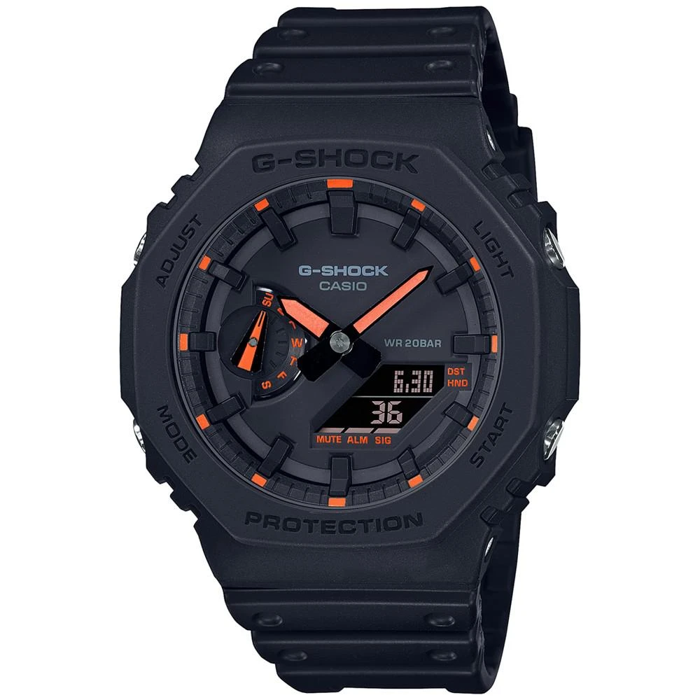 商品G-Shock|Men's Analog Digital Black Resin Strap Watch 45mm,价格¥740,第1张图片