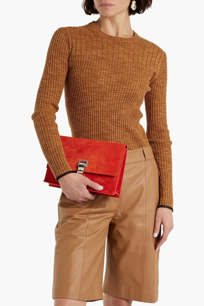 Lunch suede shoulder bag 商品