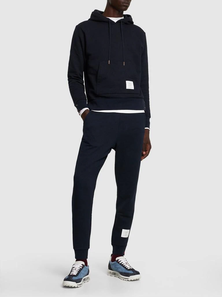 商品Thom Browne|Hooded Cotton Jersey Sweatshirt,价格¥3287,第1张图片详细描述