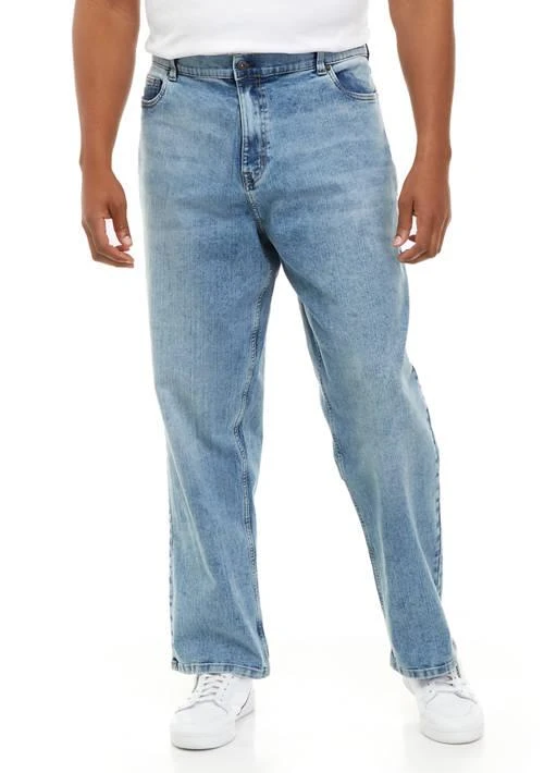 商品TRUE CRAFT|Big & Tall Relaxed Fit Denim Jeans ,价格¥190,第1张图片
