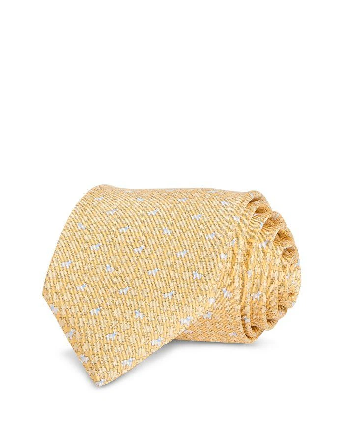 商品Salvatore Ferragamo|Silk Classic Puzzle Dog Tie,价格¥1656,第1张图片详细描述