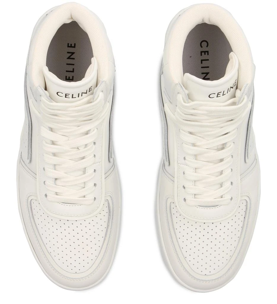 商品Celine|“Z”Trainer Ct-01 牛皮革高帮运动鞋荧光白,价格¥7050,第4张图片详细描述