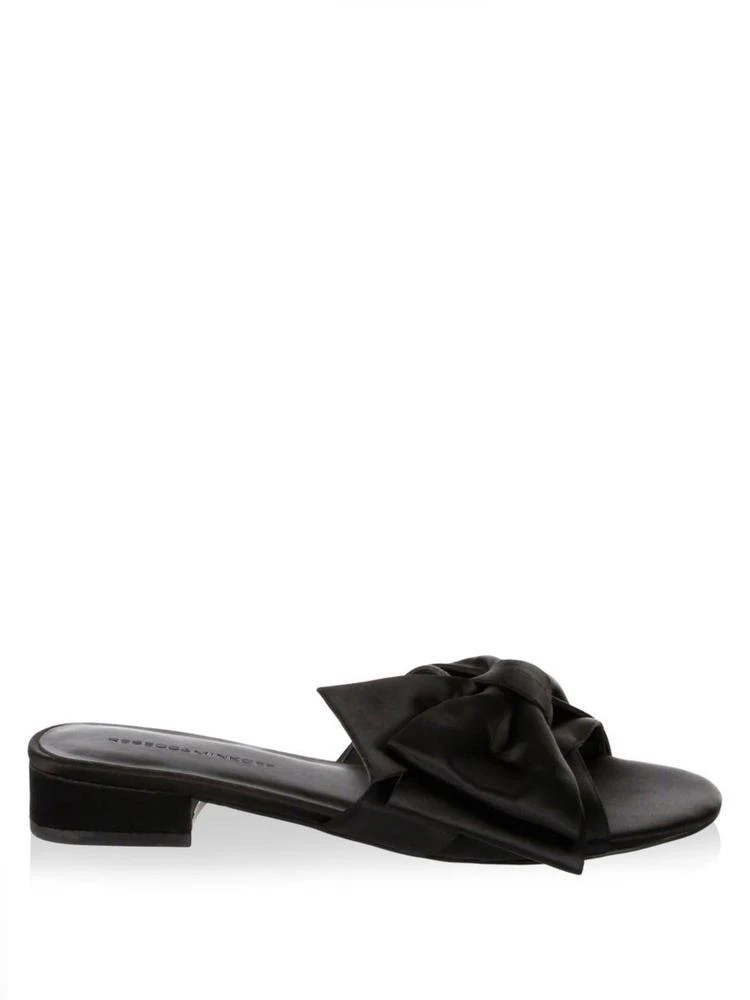 商品Rebecca Minkoff|Calista Satin Slides,价格¥591,第5张图片详细描述