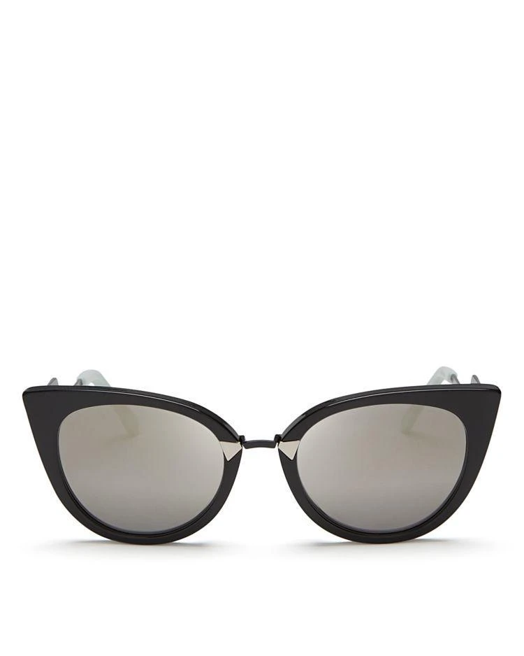 商品Fendi|Mirrored Zigzag Cat Eye Sunglasses, 52mm,价格¥3588,第1张图片