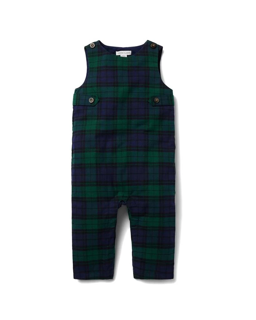 商品Janie and Jack|Janie and Jack The Tartan Holiday Baby Overall,价格¥221,第1张图片