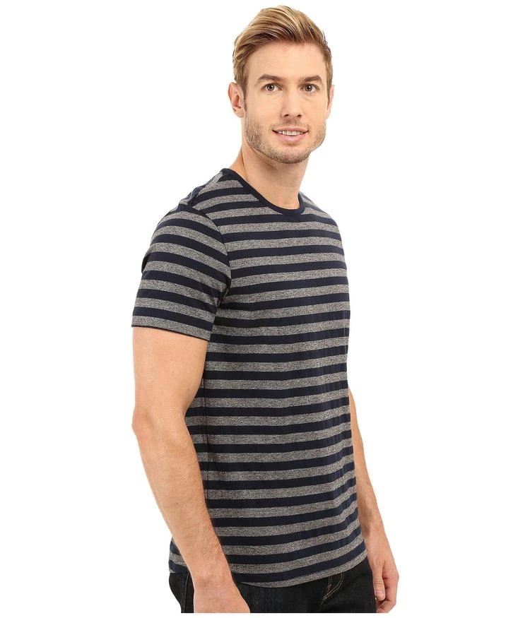 商品Kenneth Cole|Short Sleeve Marled Stripe Crew,价格¥221,第4张图片详细描述