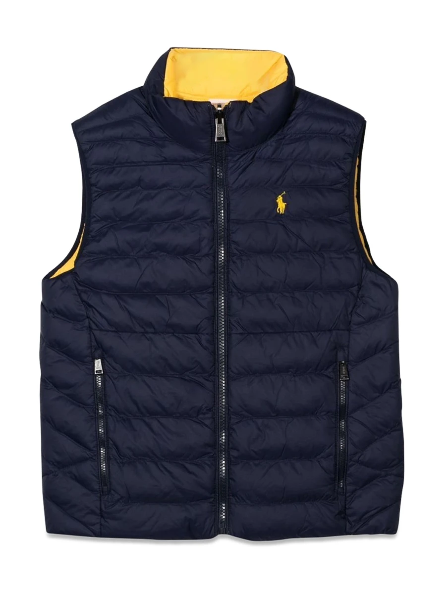 商品【商品预售7天】 Ralph Lauren|Ralph Lauren 男童马甲 323875513K003NAVYYELLOW 花色,价格¥1416,第1张图片