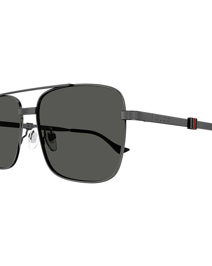 商品Gucci|Running Web Square Sunglasses, 58mm,价格¥4536,第3张图片详细描述