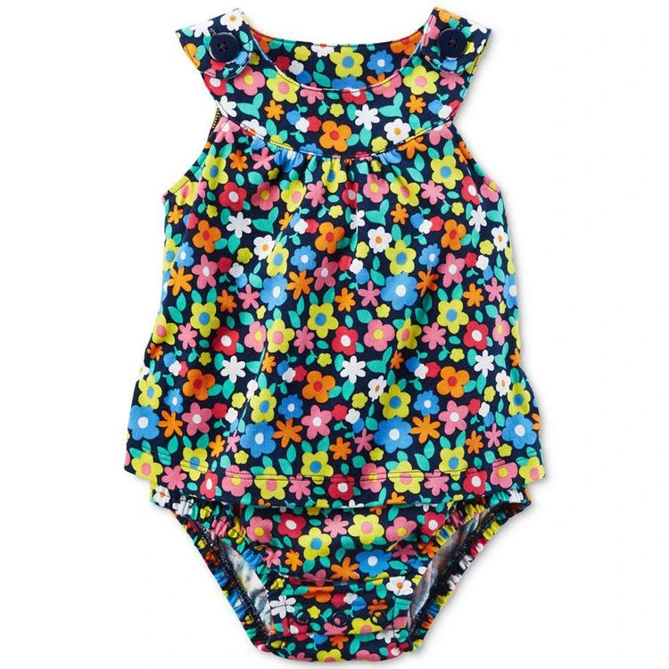 商品Carter's|Floral-Print Cotton Skirted Romper, Baby Girls,价格¥40,第1张图片