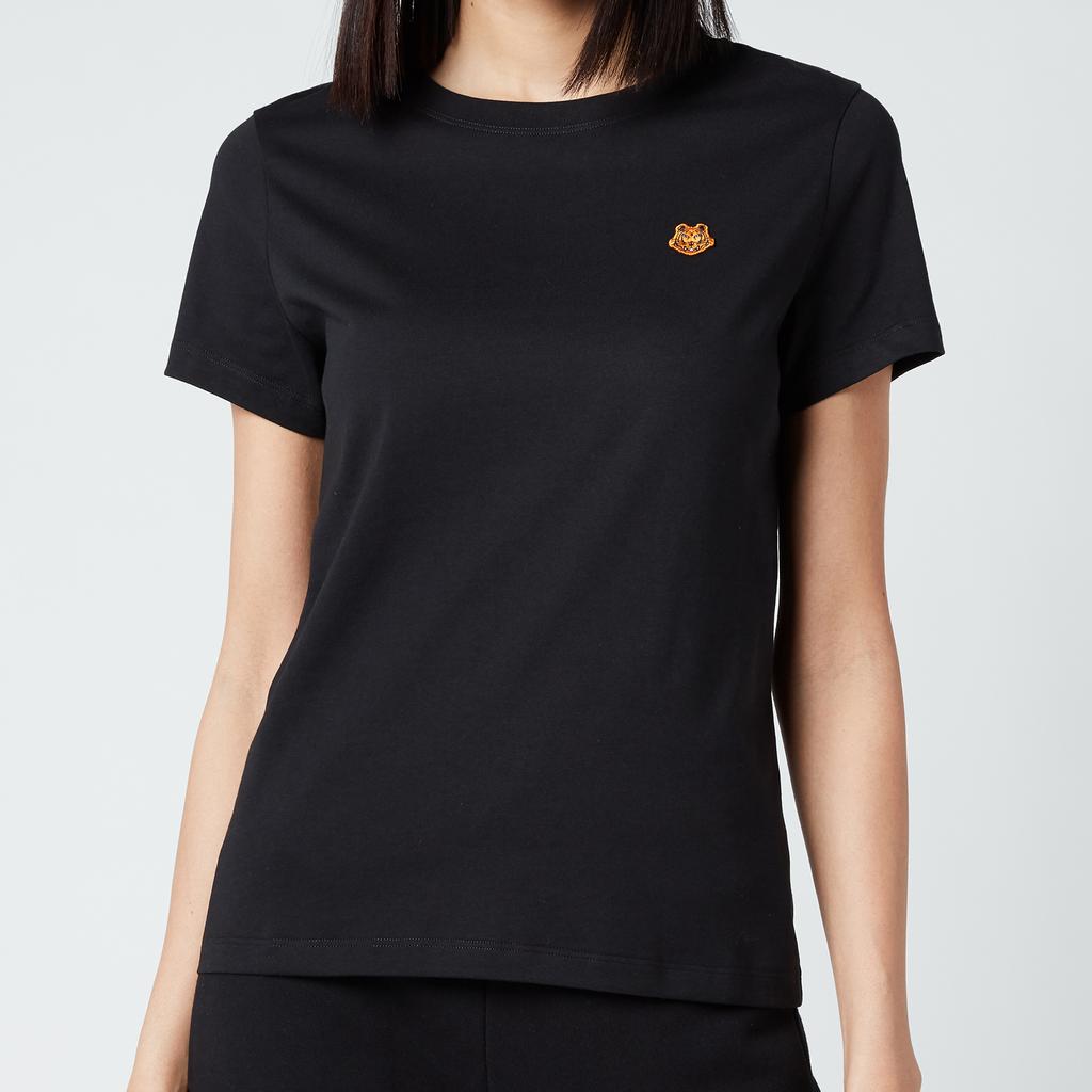 KENZO Women's Tiger Crest Classic T-Shirt - Black商品第1张图片规格展示