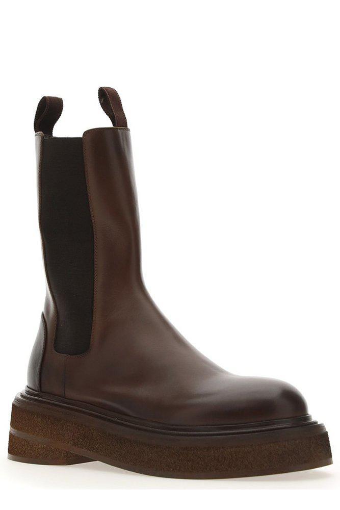 商品Marsèll|Marsèll Zuccone Round Toe Boots,价格¥3045-¥3535,第1张图片