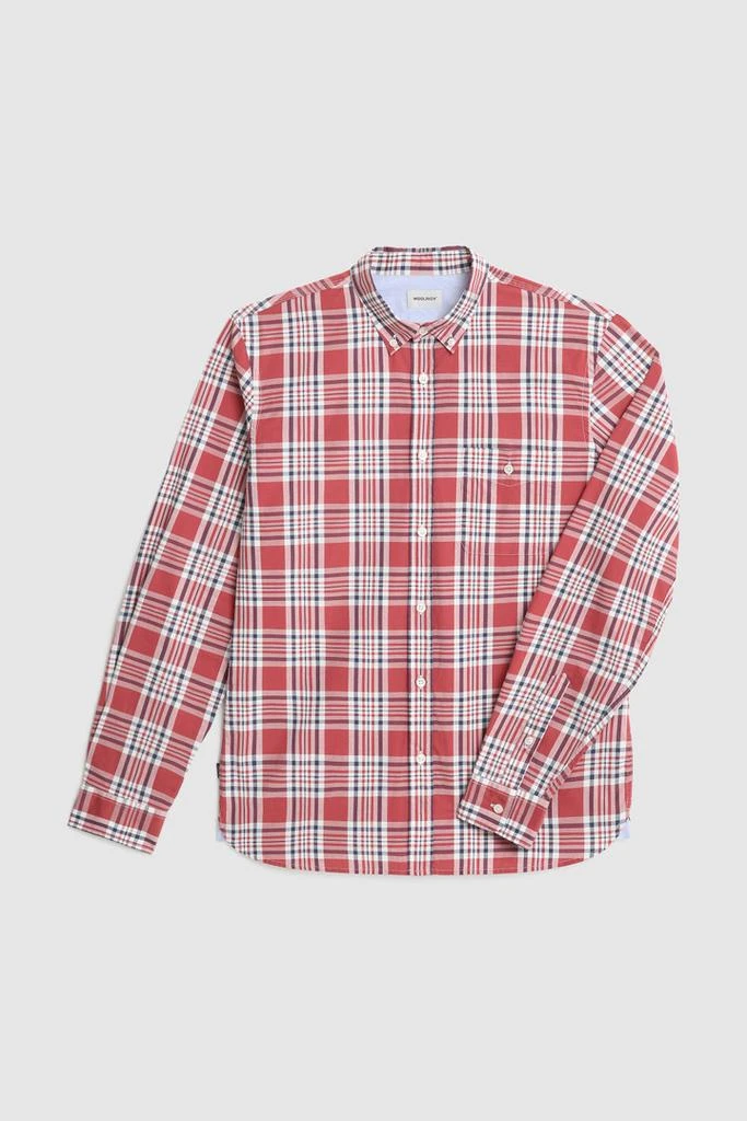 商品Woolrich|Oxford Pure Cotton Shirt - Men - Red,价格¥1276,第2张图片详细描述