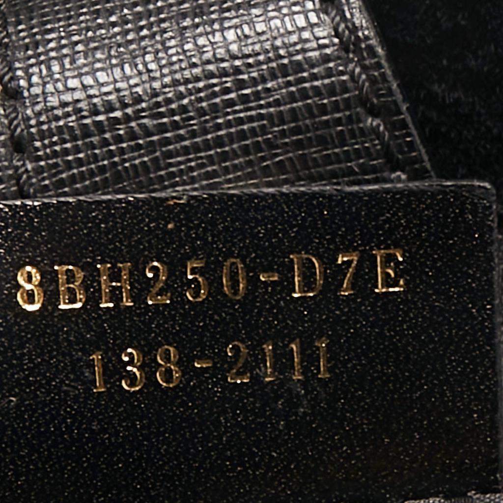 Fendi Black Leather Medium 2Jours Tote商品第9张图片规格展示