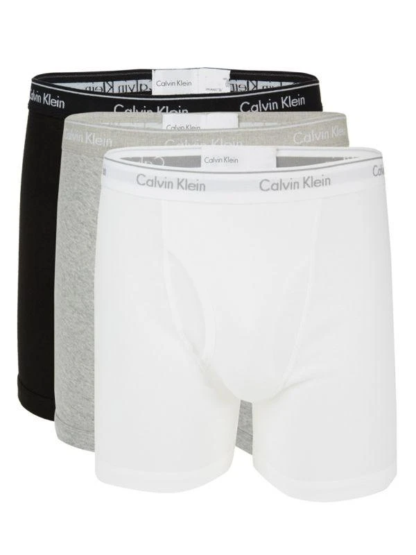 商品Calvin Klein|3-Pack Logo Boxer Briefs,价格¥168,第1张图片