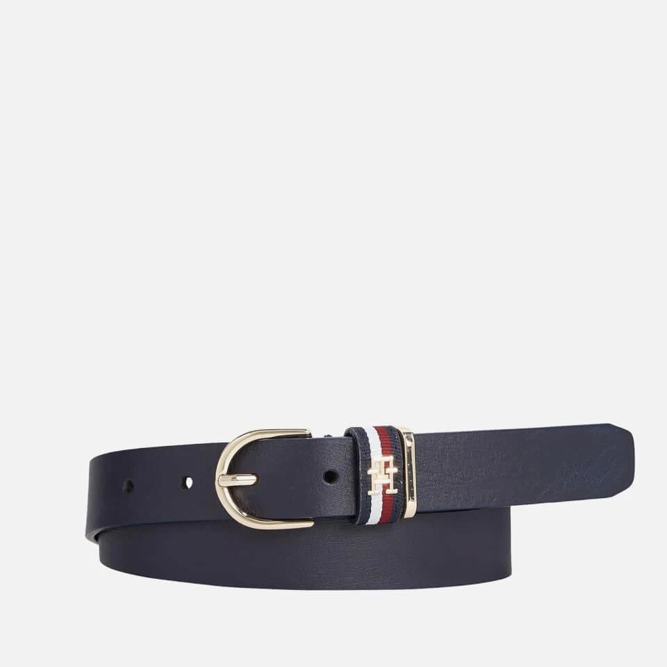 商品Tommy Hilfiger|Tommy Hilfiger Timeless Corp 2.5 Leather Belt,价格¥275,第1张图片