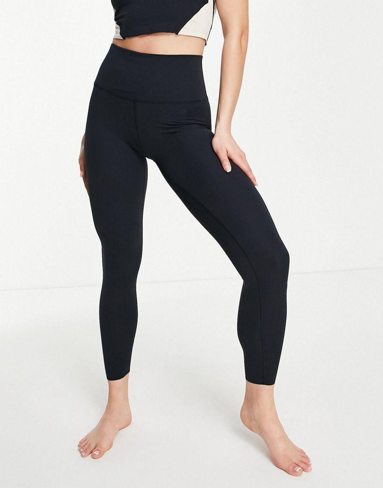 Nike Training yoga luxe 7/8 leggings in black商品第1张图片规格展示
