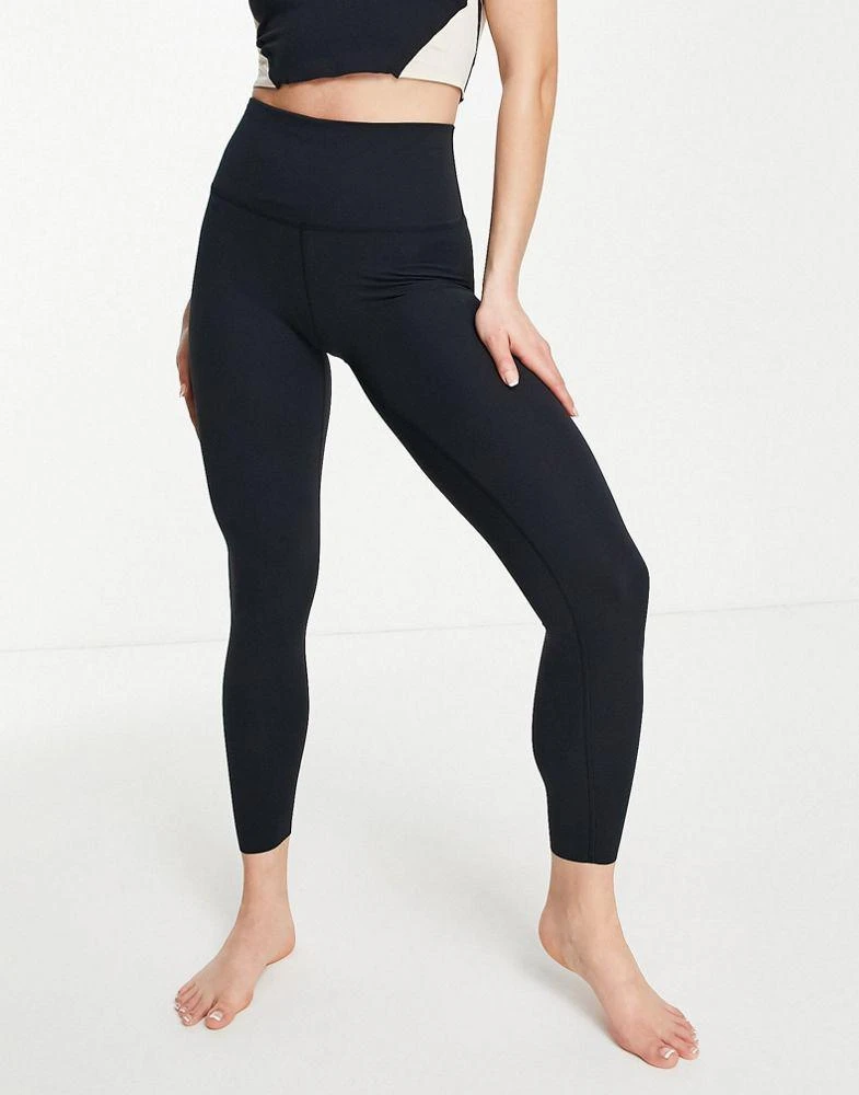 商品NIKE|Nike Training yoga luxe 7/8 leggings in black,价格¥614,第1张图片