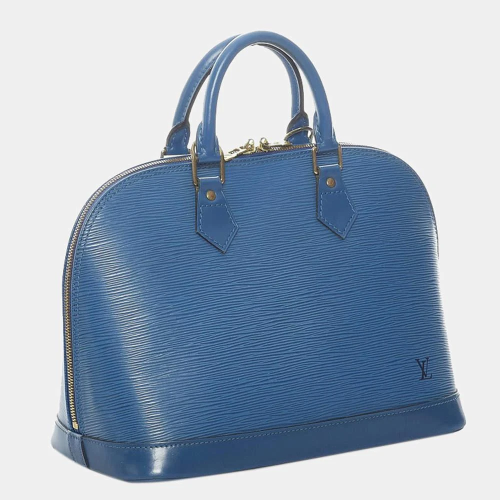 商品[二手商品] Louis Vuitton|Louis Vuitton Blue Epi Leather Alma PM Bag,价格¥5912,第2张图片详细描述