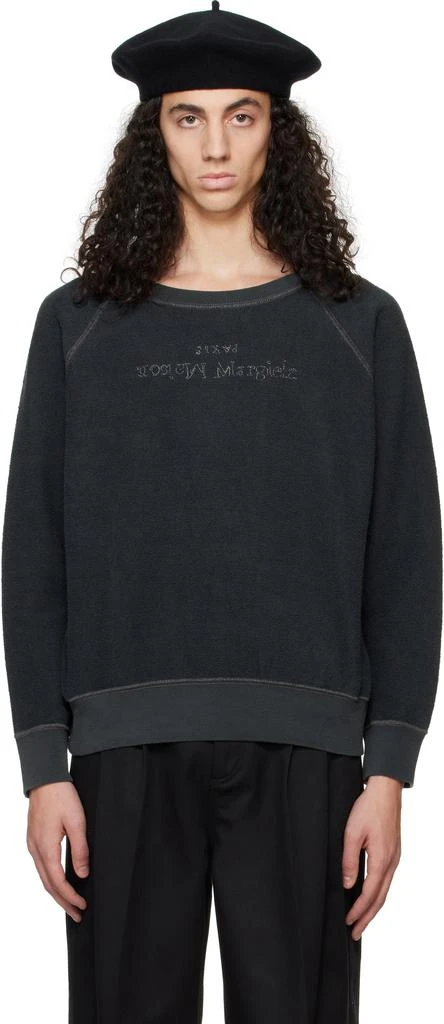 商品MAISON MARGIELA|Gray Cotton Sweatshirt,价格¥3538,第1张图片