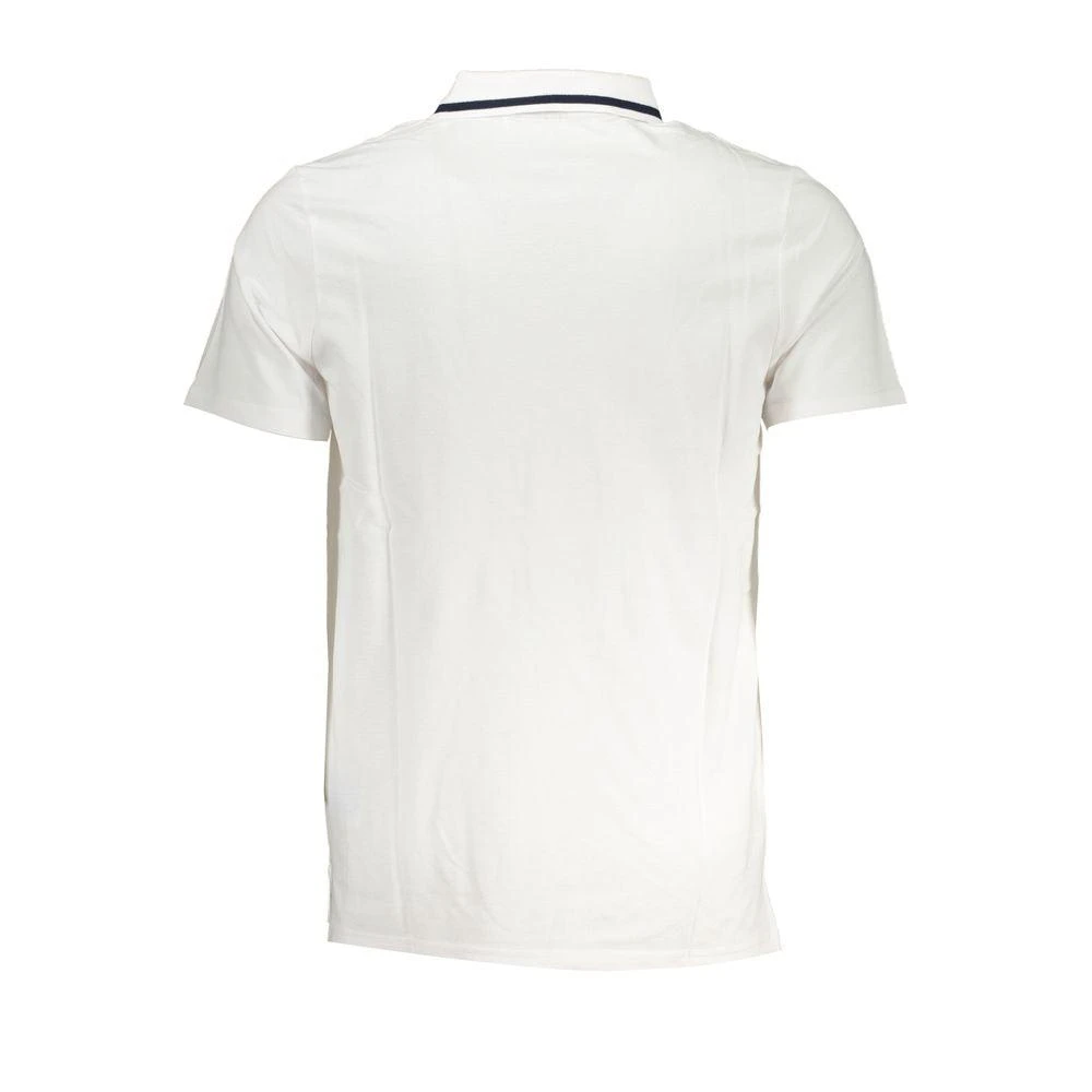 商品Fila|Fila Sleek White Cotton Polo with Contrast Accents,价格¥759,第2张图片详细描述